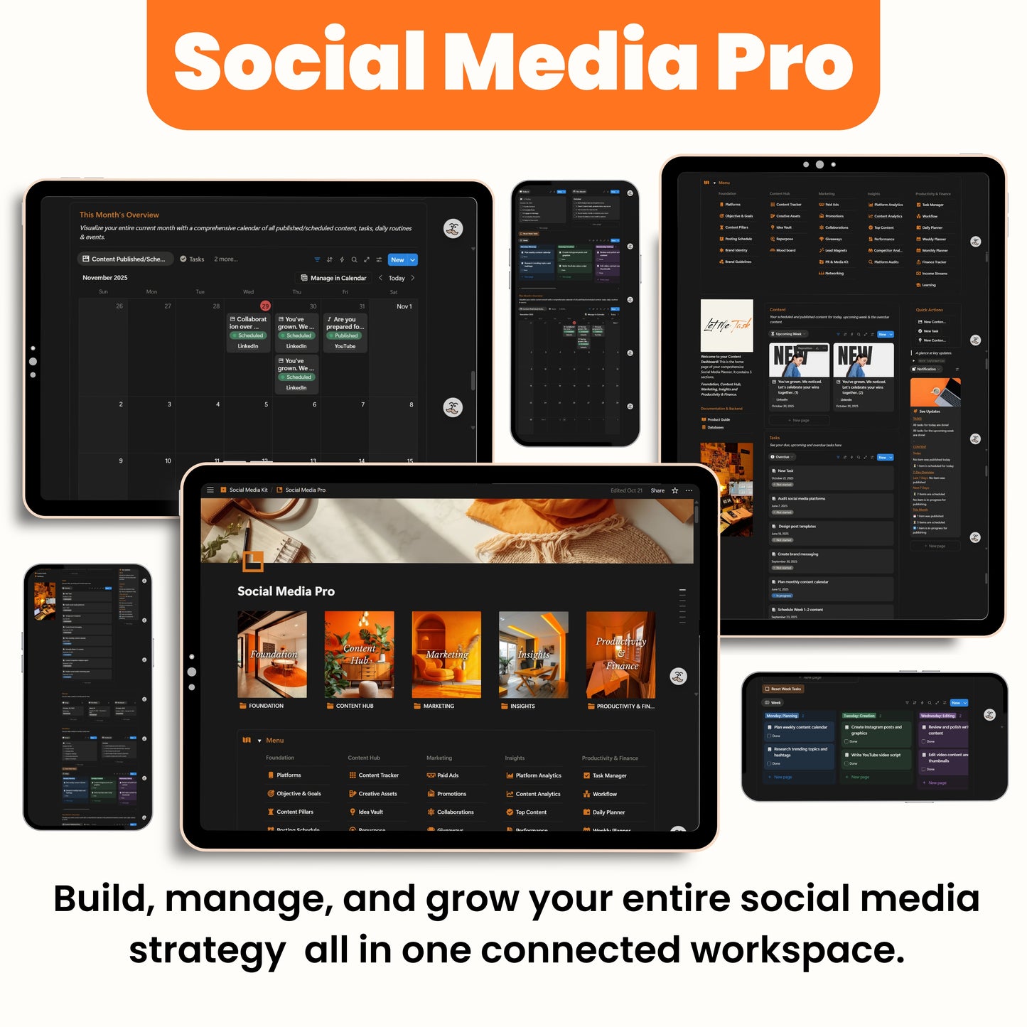Organize your creative chaos  plan, create & stay consistent without burnout or 47 open tabs.