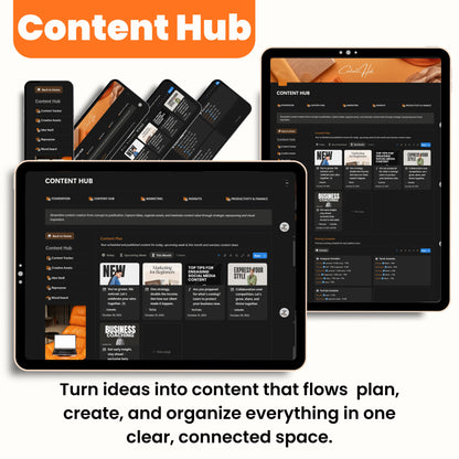 Organize your creative chaos  plan, create & stay consistent without burnout or 47 open tabs.