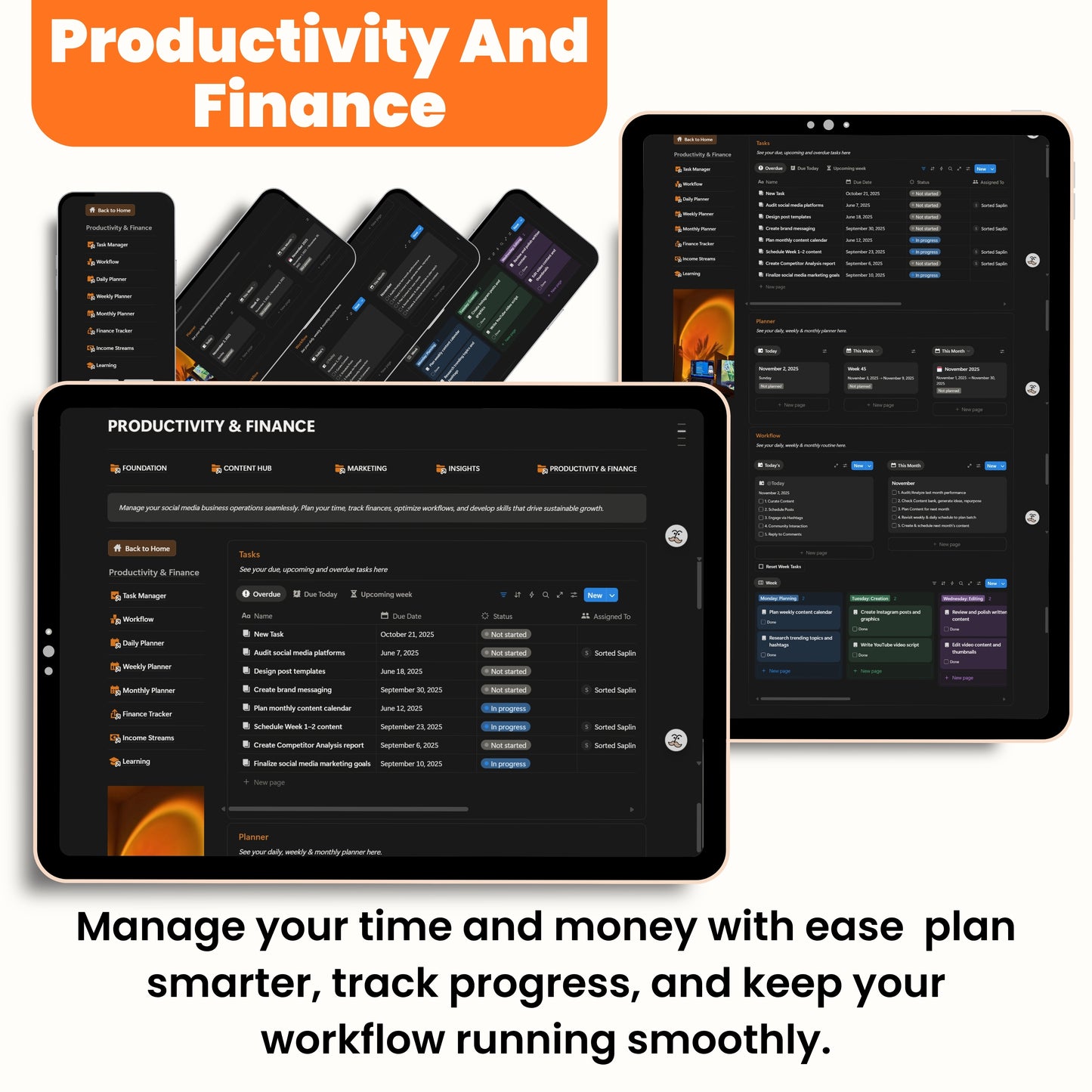 Organize your creative chaos  plan, create & stay consistent without burnout or 47 open tabs.